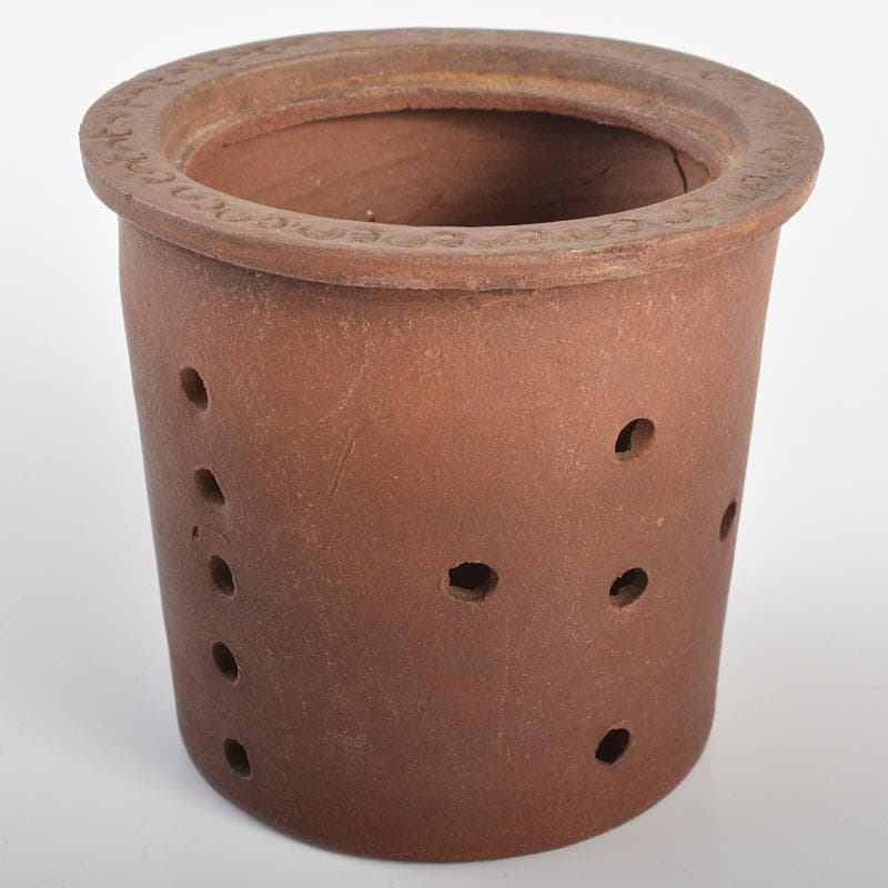 中国　宣興名壷銘　紫砂　朱泥　急須　茶壷　茶こし付　M　R6618