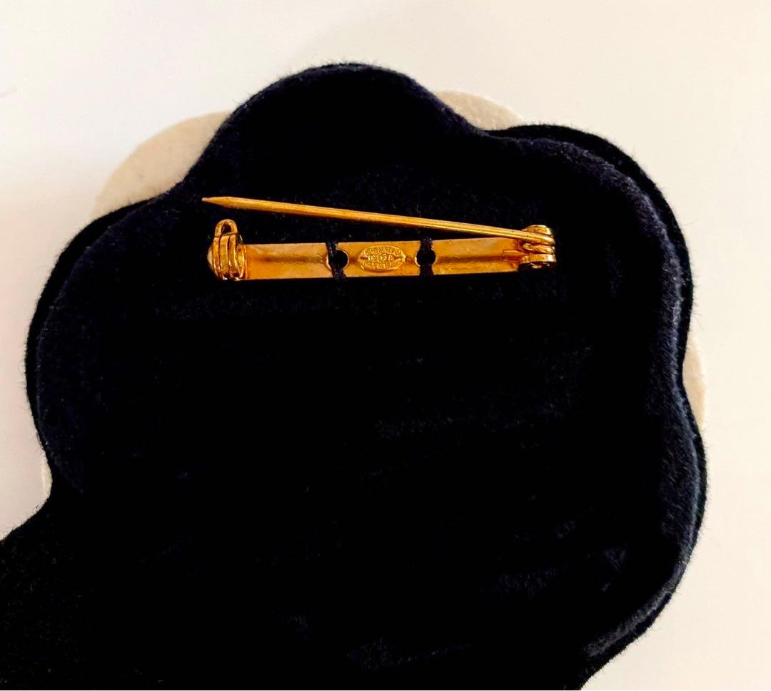 CHANEL 02A ヴィンテージ　カメリア　フェルト　ブローチ　ココマーク