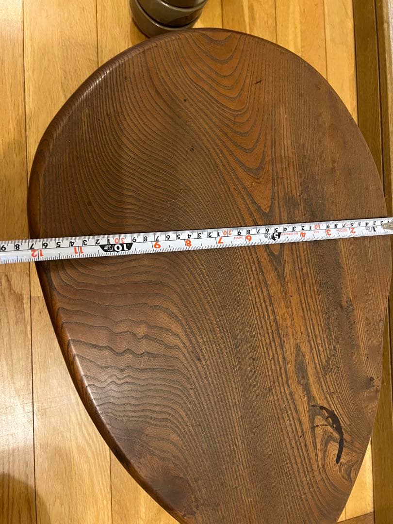 取込盆　槐　切り株　こぶ　木製スツール　花台　古道具　茶道具