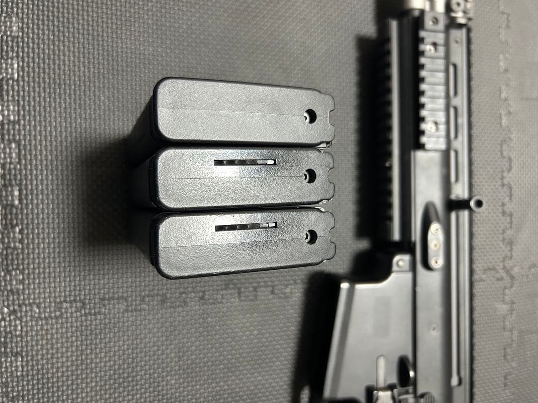 SCAR Heavy 次世代電動ガン ブラック 拡張マガジンなど付属品付き