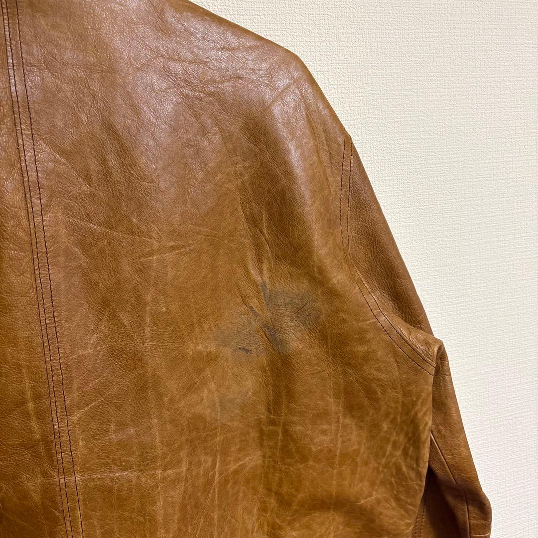 Old Gap レザージャケット キャメル シングル ライダース