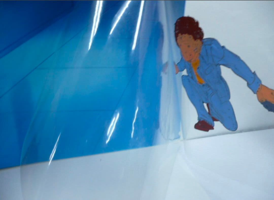 【貴重】機動戦士ガンダム【アムロ・レイ,＆背景】セル画