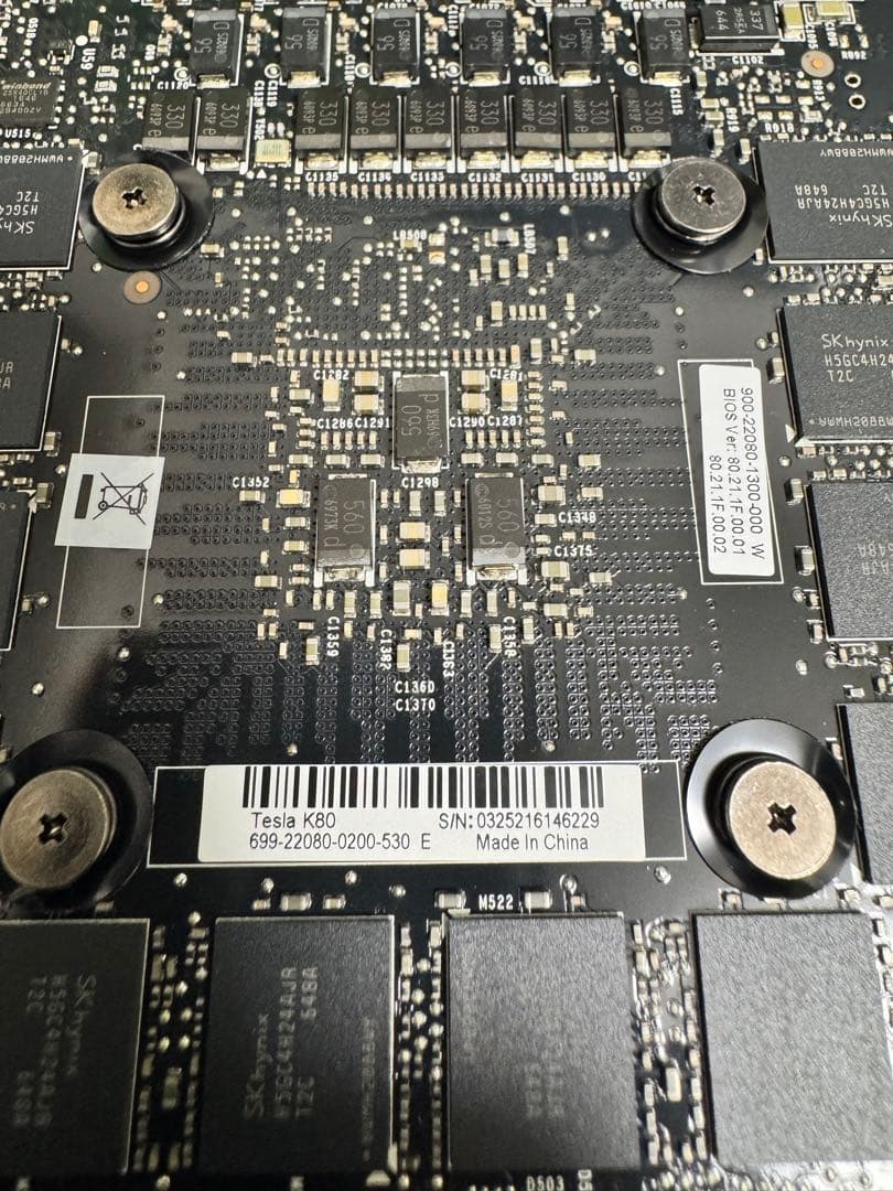 グラフィックボード・グラボ・ビデオカード NVIDIA Tesla K80 GDDR5 24GB