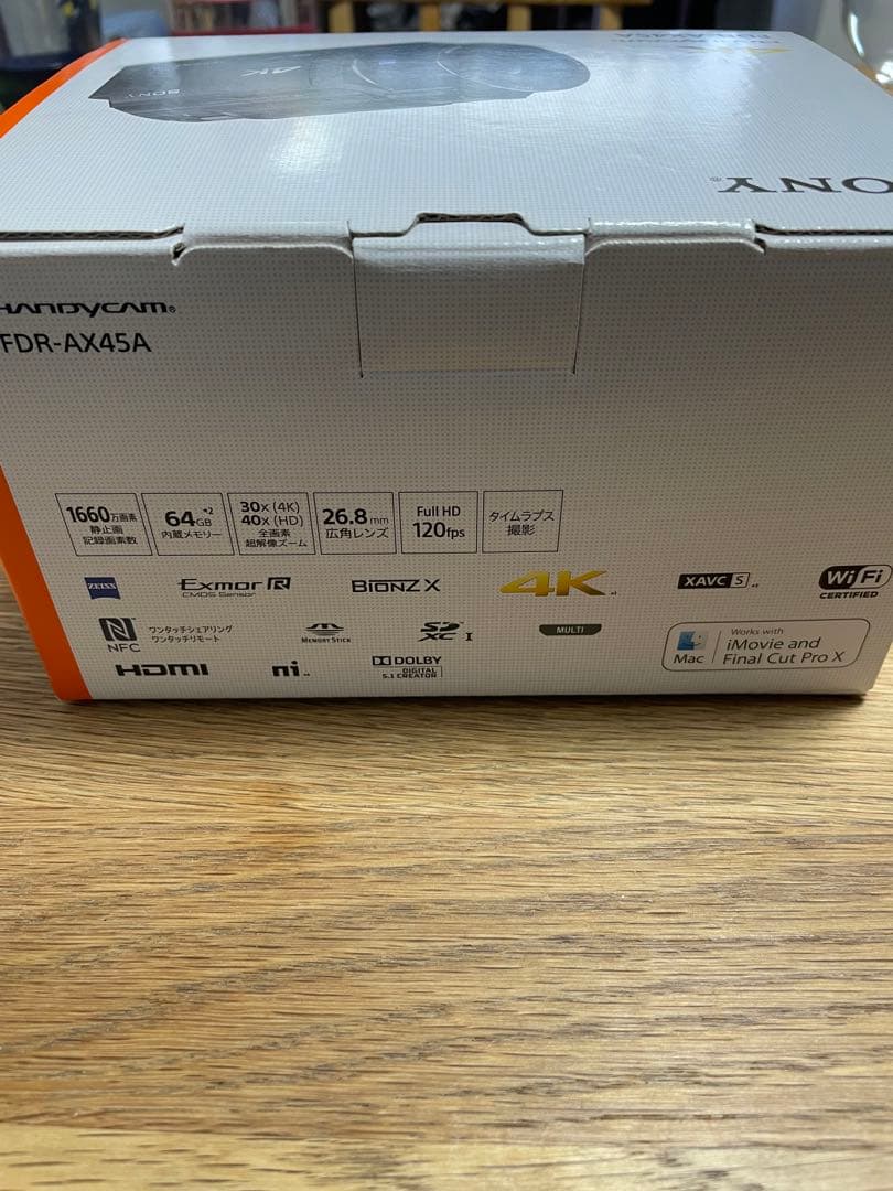 SONY FDR-AX45A 4K ハンディカム　展示美品