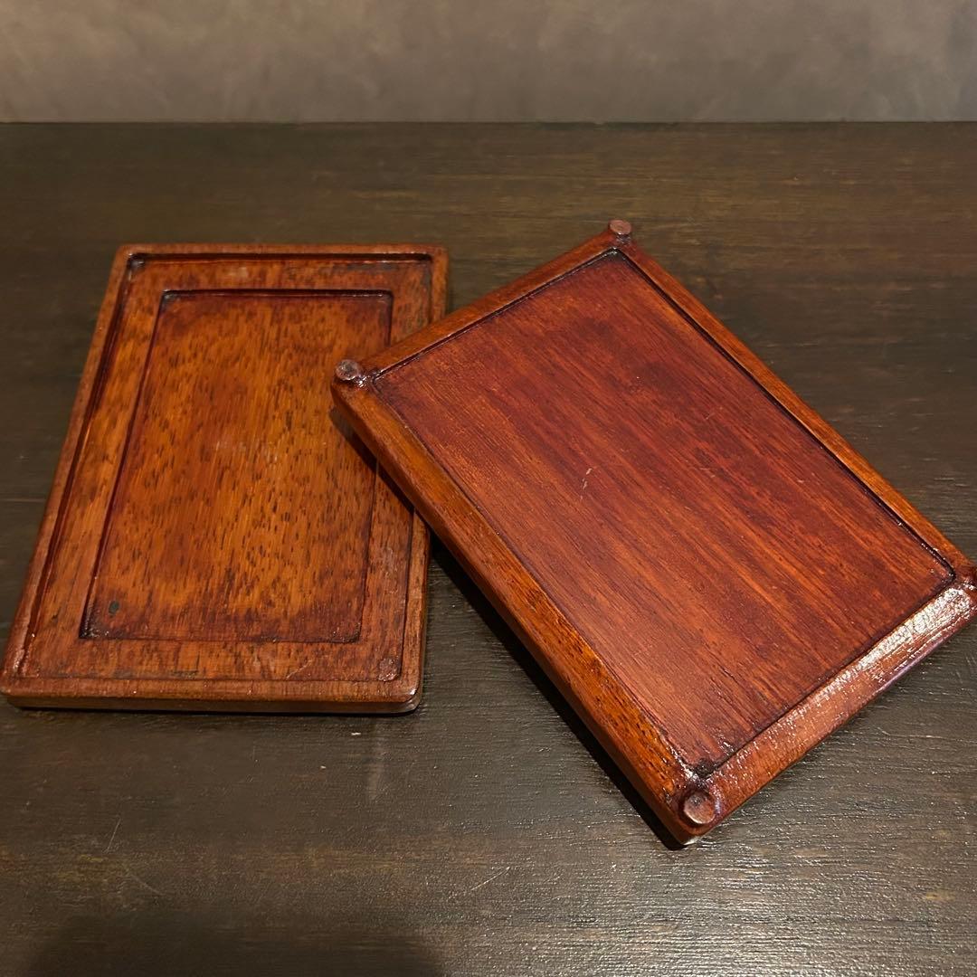 分厚く高さを持つ　端渓硯　中国の硯　龍　ドラゴン