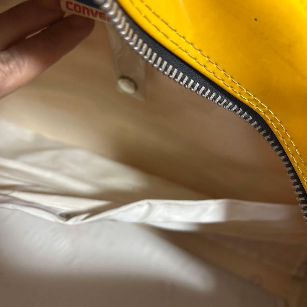 コンバース80sボストンバッグ　ヴィンテージ　イエロー　ビンテージ