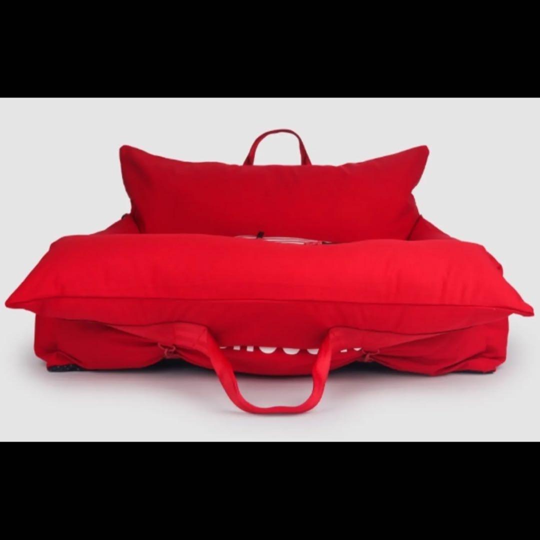 ペットカーシート ペットドライブボックス ペットキャリー犬用カーシートSサイズ赤