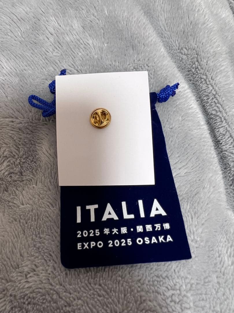 【新品非売品】EXPO大阪2025 ITALIA ピンバッジ 2点セット