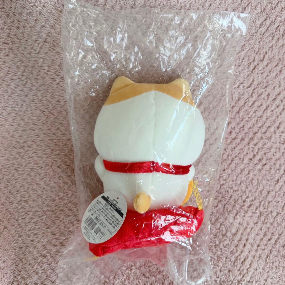 【新品】招福！ハチワレ ぬいぐるみS ちいかわ　招き猫 タグ付き