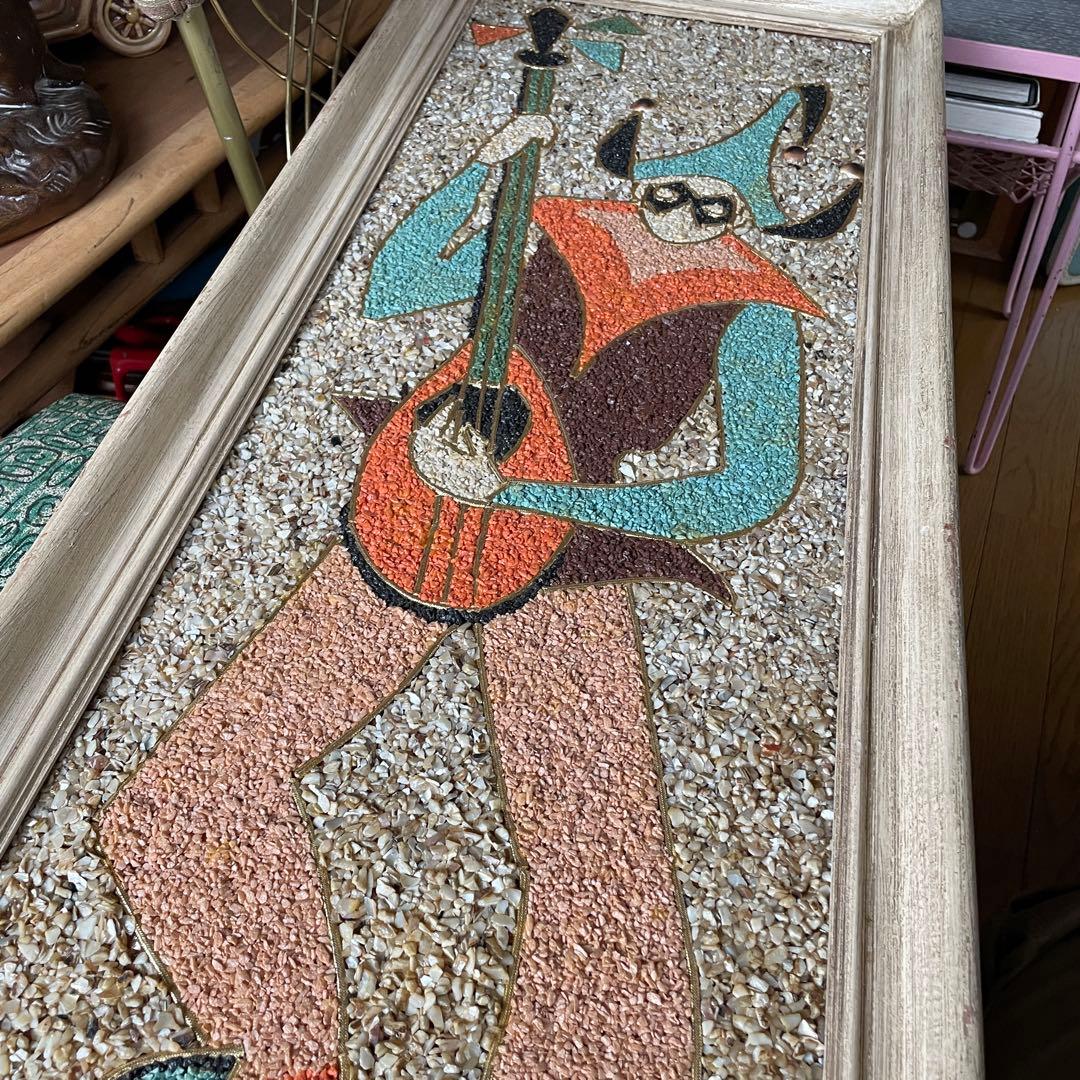 レア！特大50sアメリカアンティーク ハーレークイーン壁掛けUSAヴィンテージ