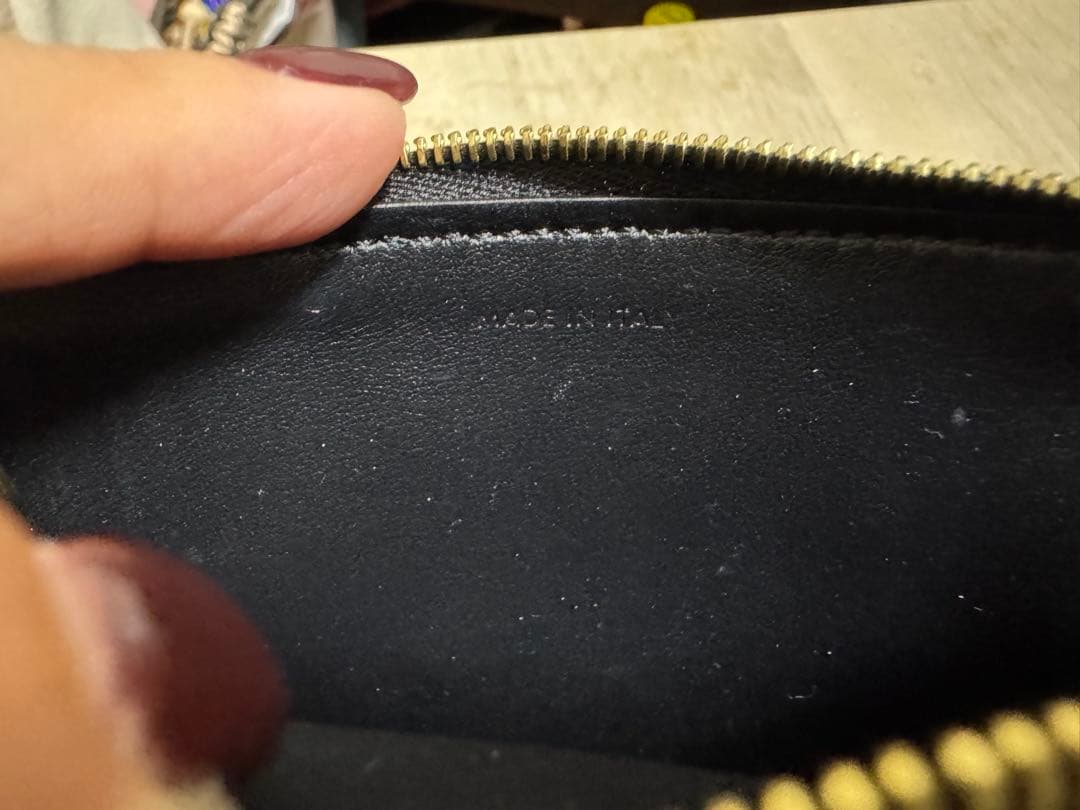 CELINE ブラックレザー ケース