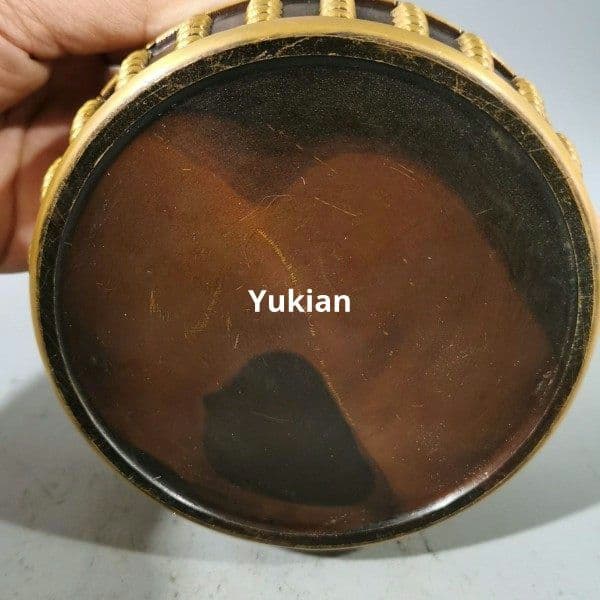 銅器 一万利茶壺 聚宝盆 書道具 文房具 装飾品 工芸品 美術品