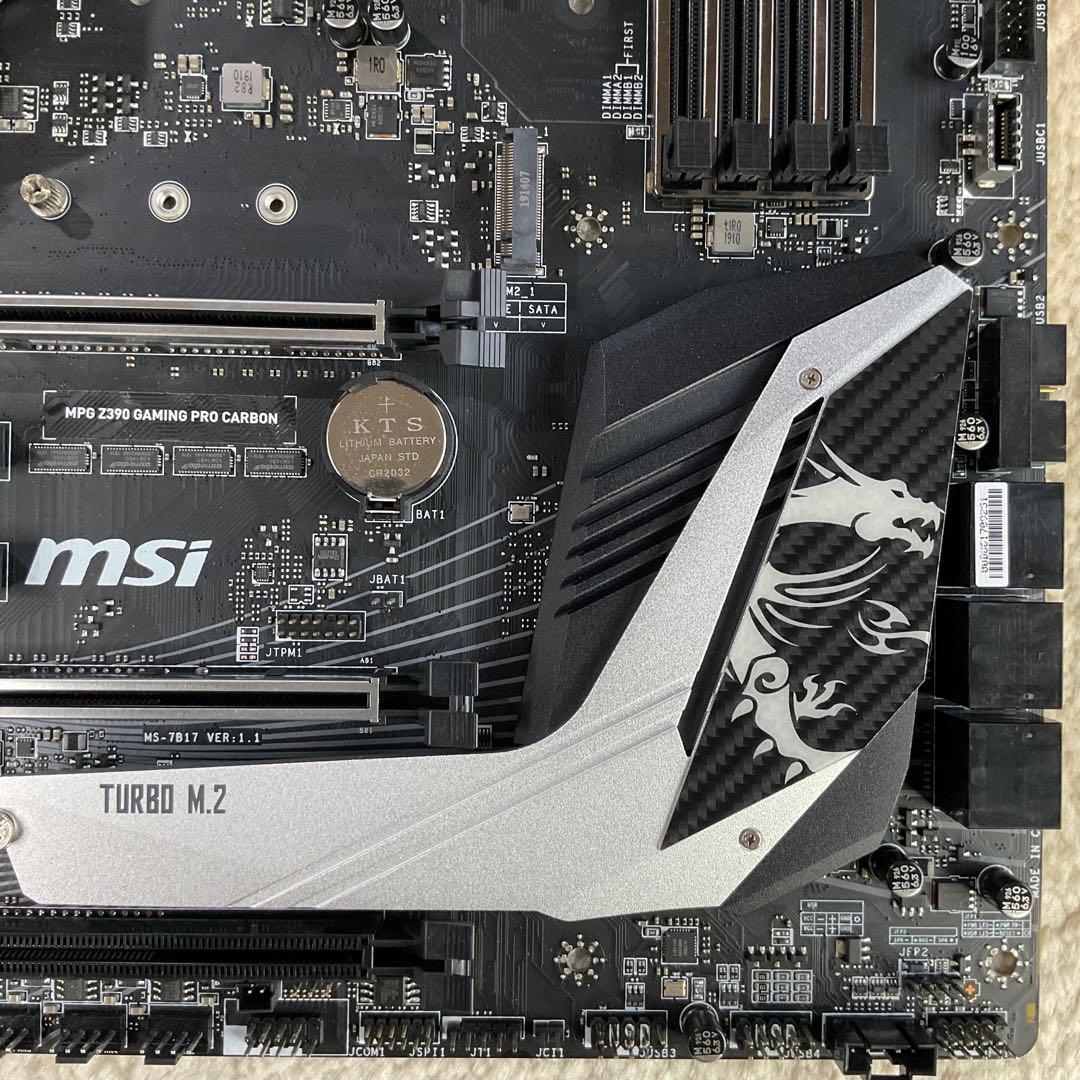 マザーボード msi MPG Z390 GAMING PRO CARBON