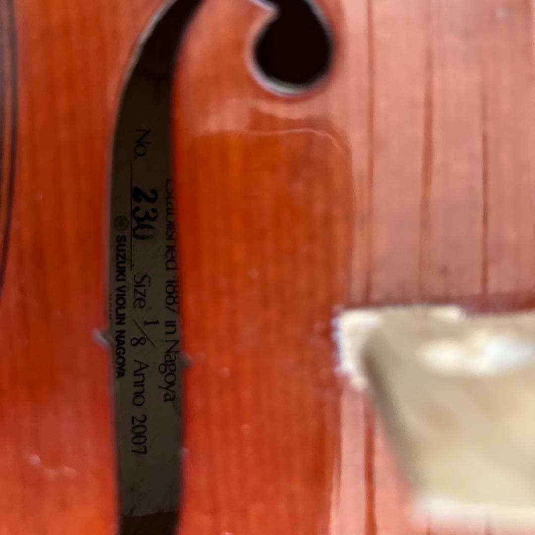 スズキ製 1/8サイズバイオリン 2007年製