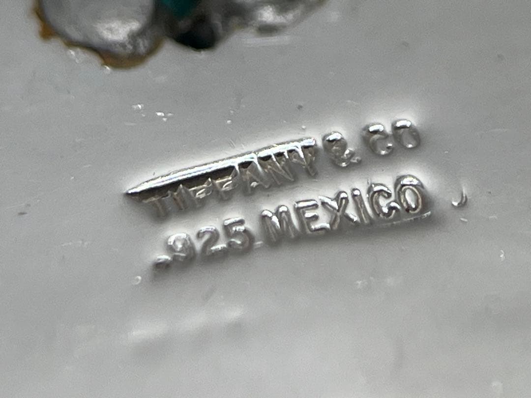 h294 オールド　ティファニー　バタフライ　ブローチ　ネックレストップ　925