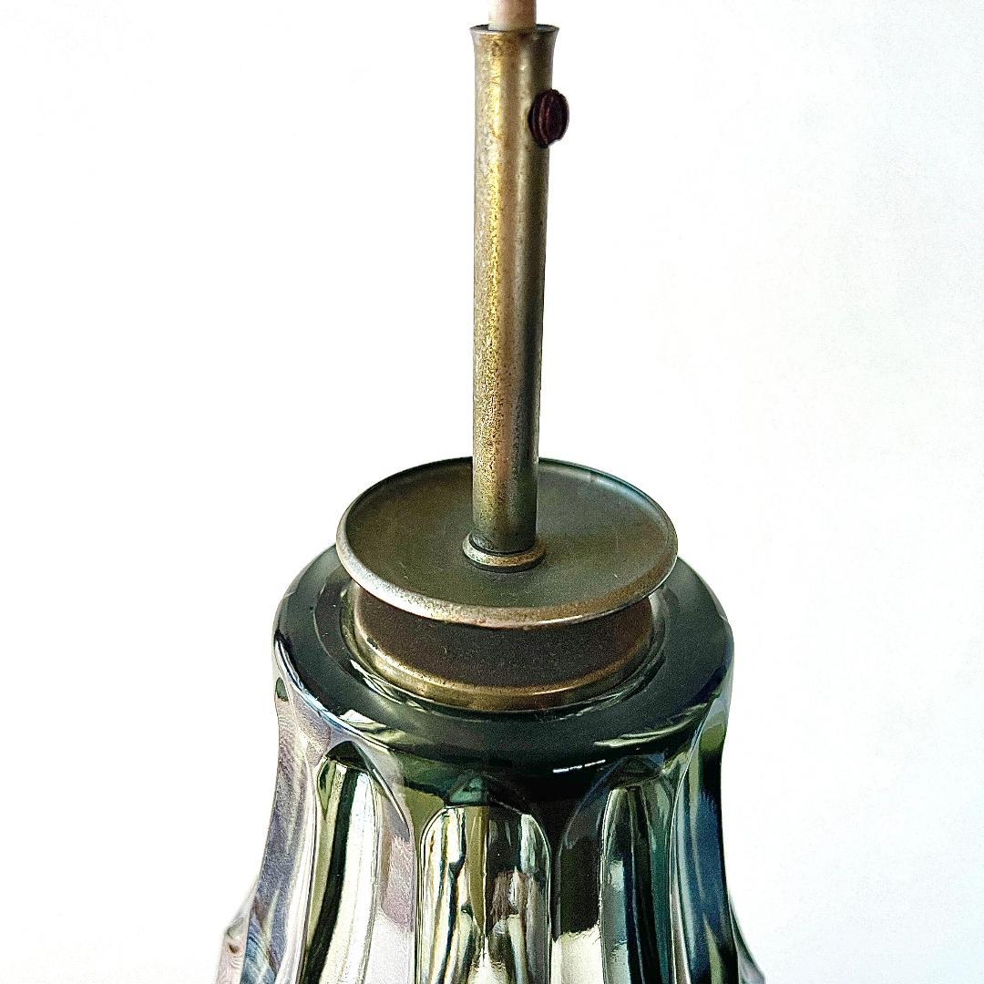 ペンダントランプ ドイツ製 カットグラス ミッドセンチュリー 北欧 照明器具