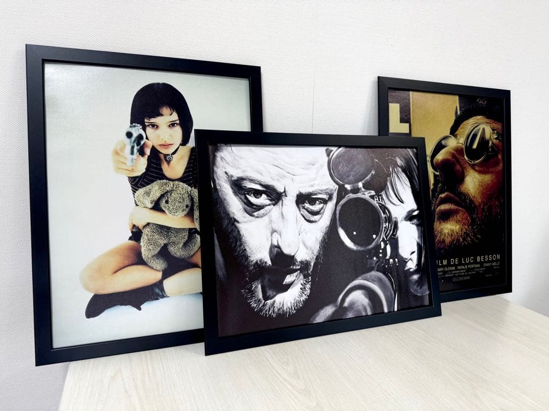 No.288フレーム付きキャンバスアート　映画ポスター　LEON インテリア絵画