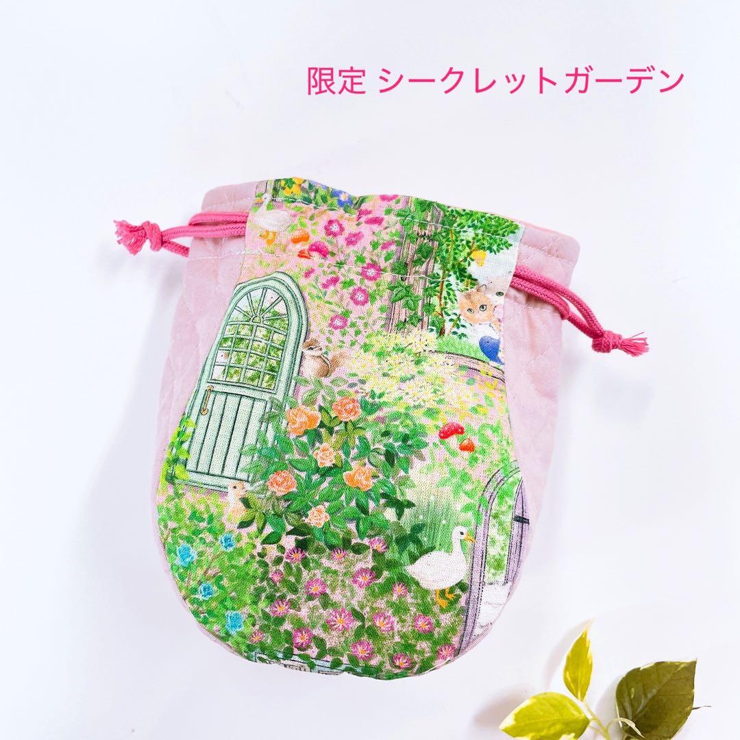 お取り置き／まちころ巾着＊巾着ポーチ／中身が見えるがま口ポーチ／ユキエモン