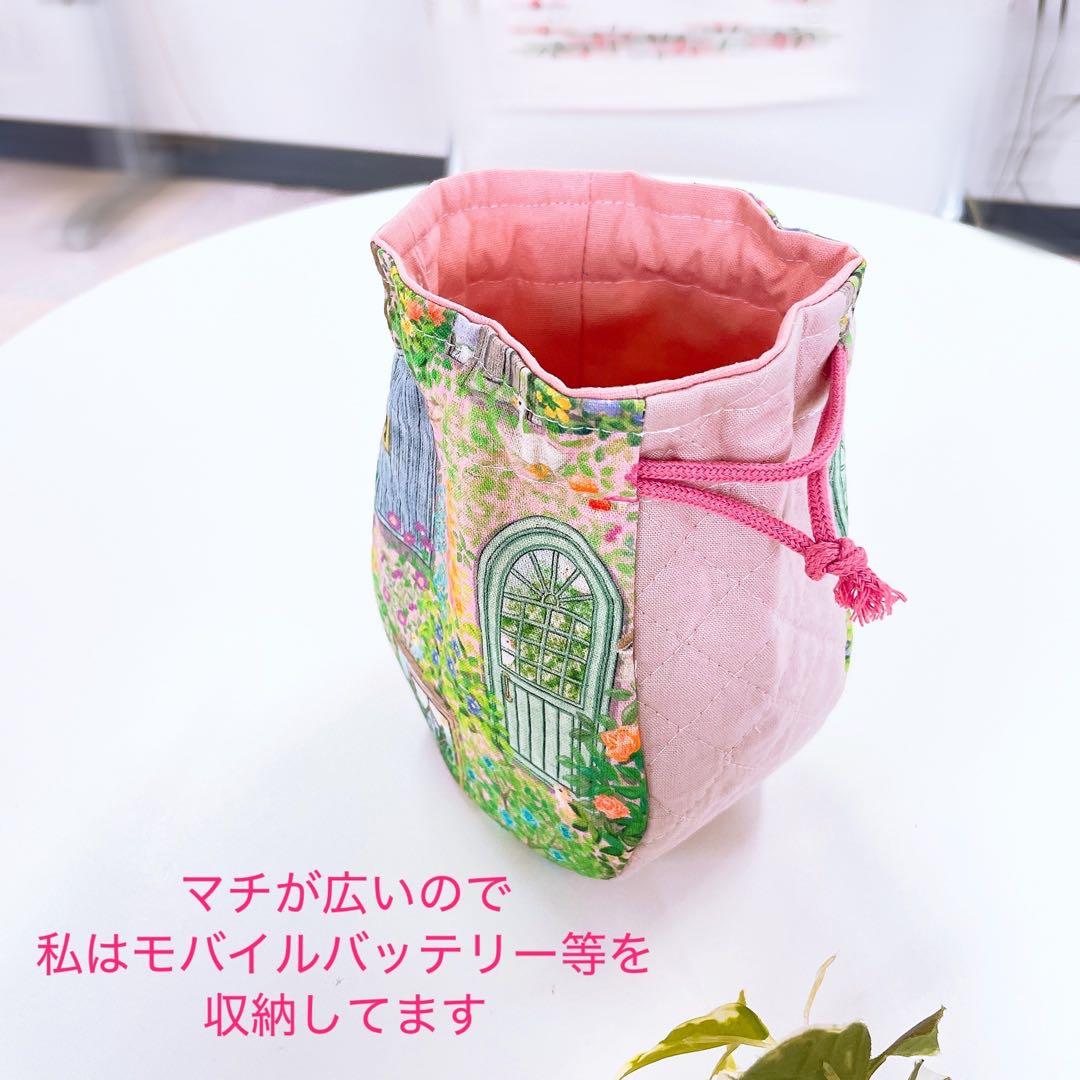 お取り置き／まちころ巾着＊巾着ポーチ／中身が見えるがま口ポーチ／ユキエモン