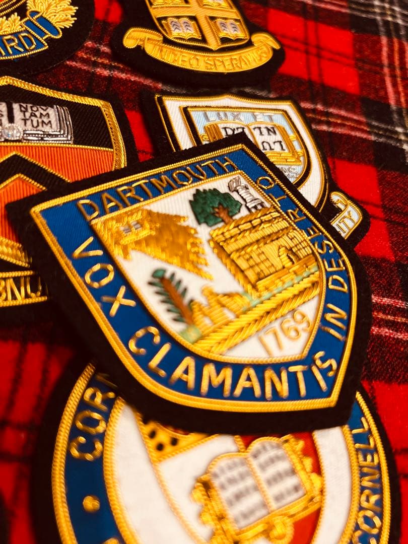 アメリカ東部8大学ブレザー、モールエンブレム8個セット！大変貴重