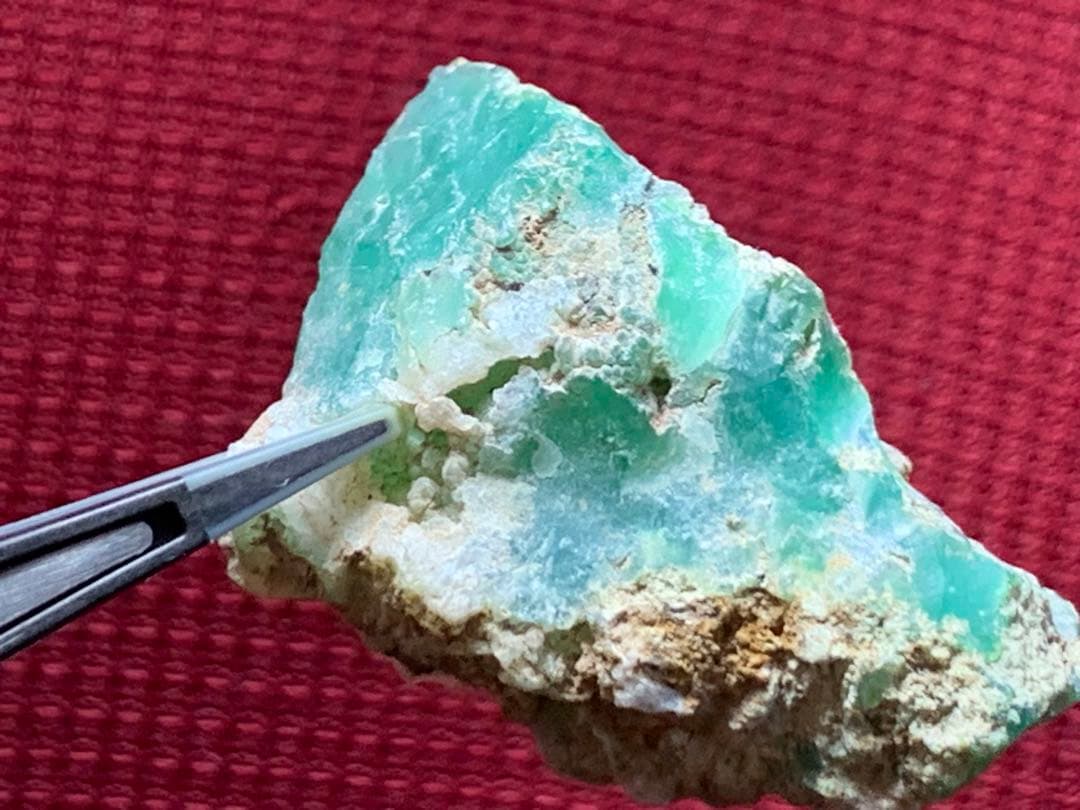 24g美品‼︎《海の断面》クリソプレーズ原石