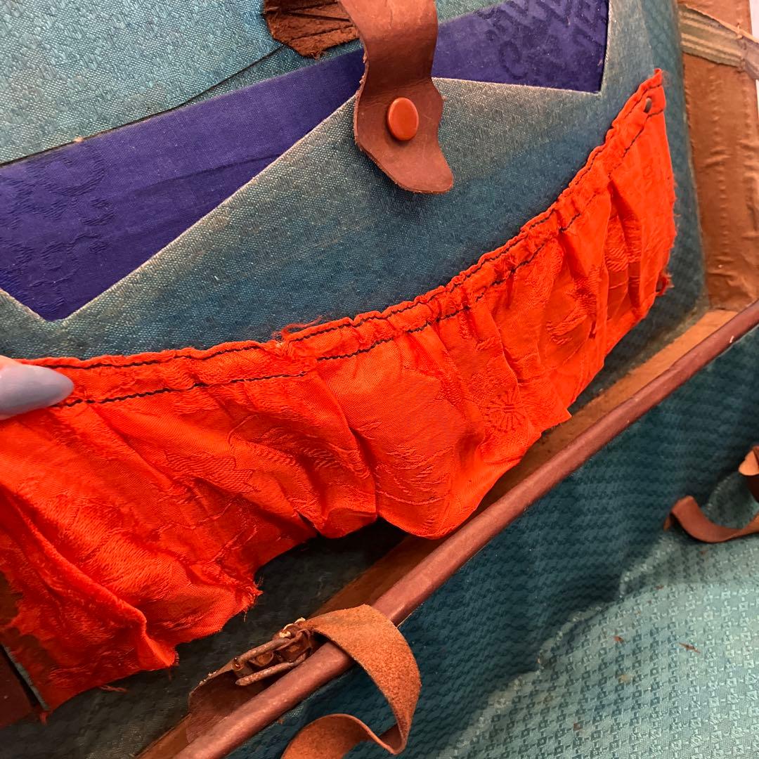 昭和レトロ アンティーク ヴィンテージ レザートランクケース スーツケース古道具