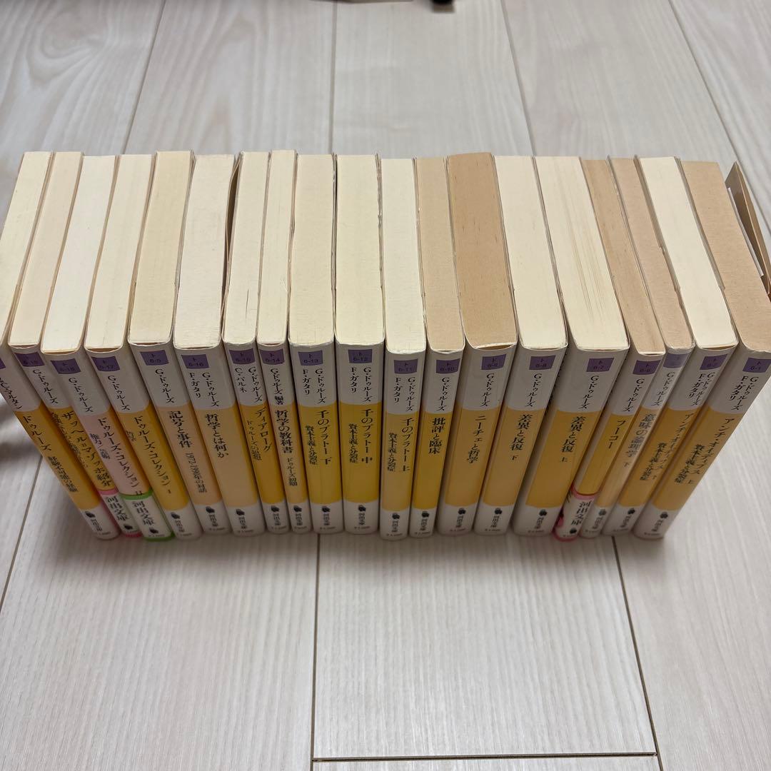 【19冊セット】ドゥルーズ　千のプラトー、アンチ・オイディプス等➕4冊セット