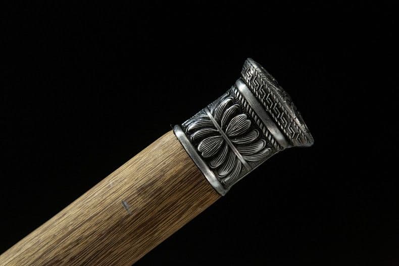 朴刀 古兵器 武具　刀装具 手鍛造打 鋼刀 冷兵器 護身工具 装飾用 模造刀