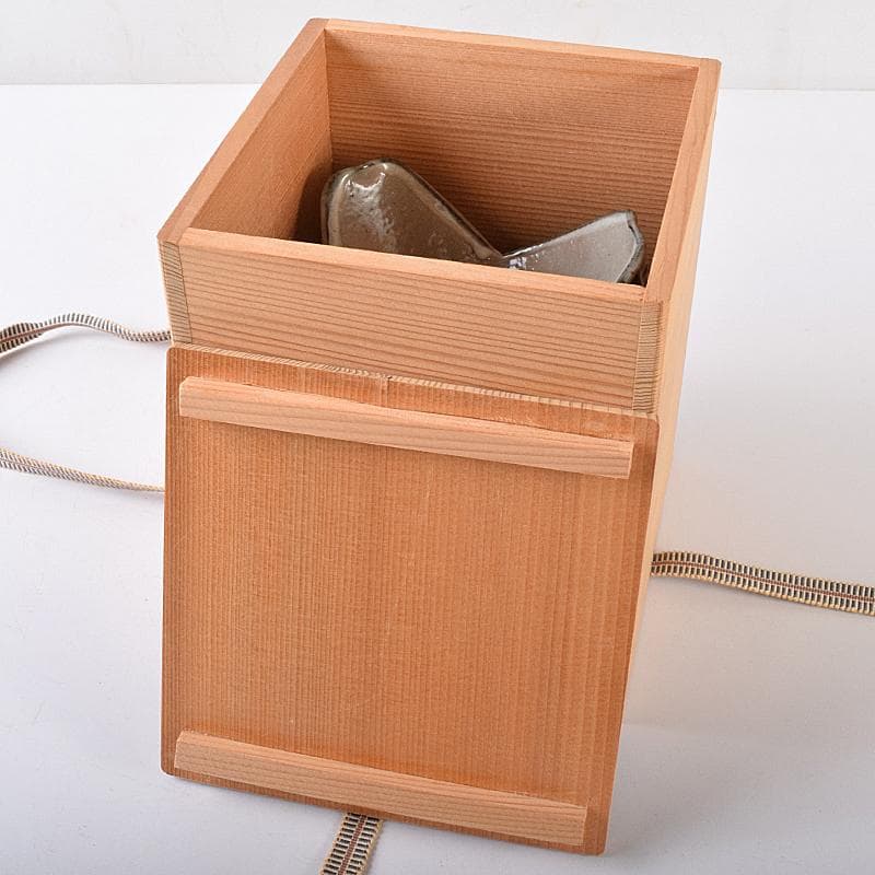 和食器　八幡窯　堀野証嗣造　唐津　割山椒　向付　六客　共箱　M　R7957