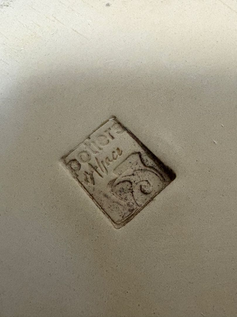 ポトゥリ・ダルザス オーバル グラタン皿 フランスアンティーク　アルザス産 陶器