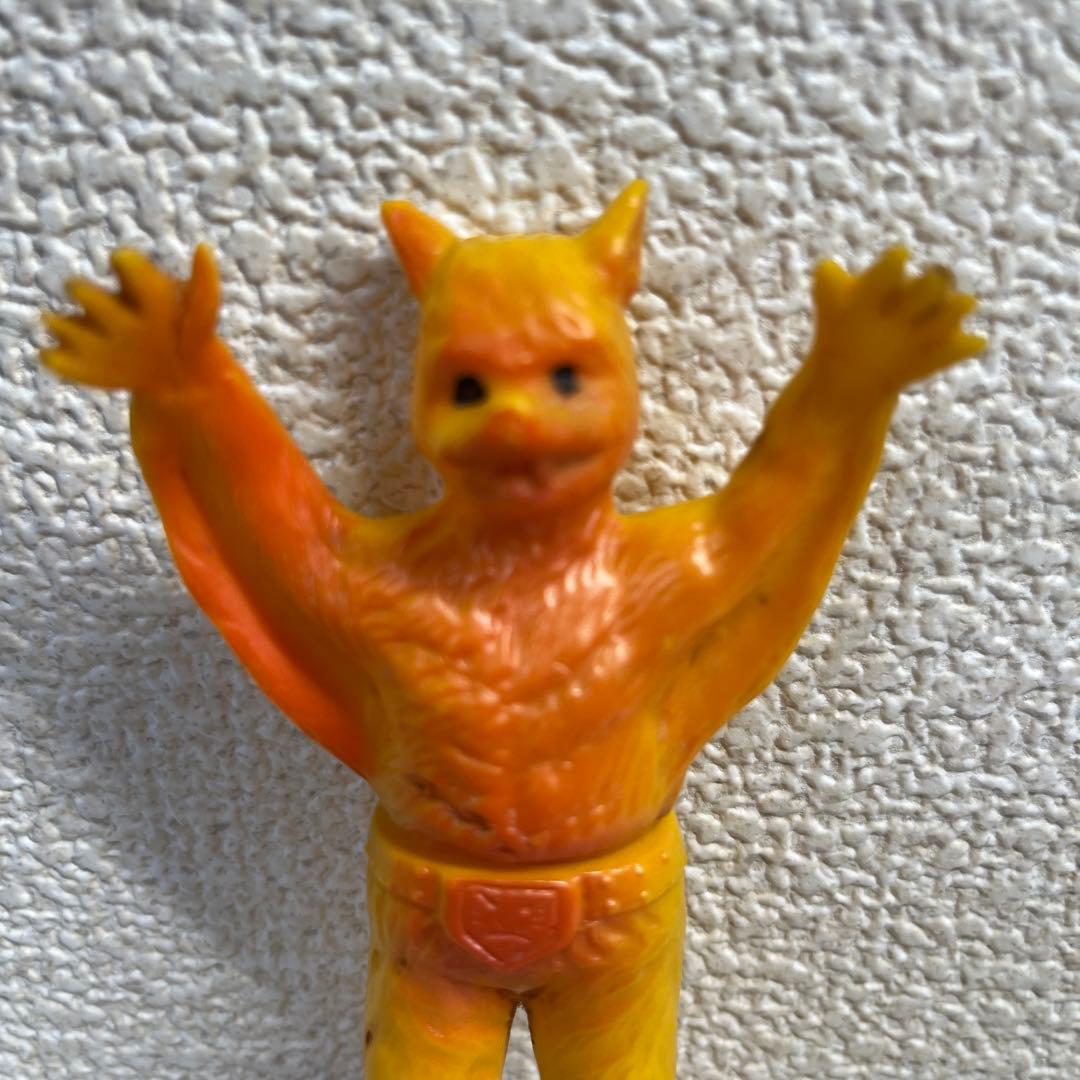 ⚠️激レア　仮面ライダー　珍色　ムササビートル　ミニソフビ　当時物　バンダイ