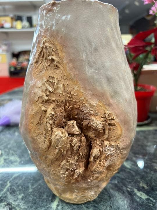 山水花瓶　写真追加しました！