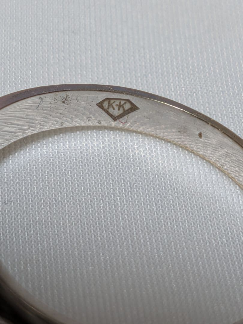 最終値下げ K14WG ホワイトゴールド 石付きリング 4g以上