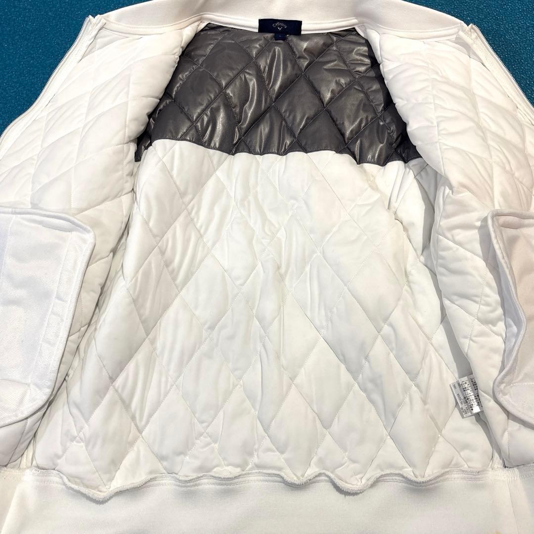 専用【美品/23AW /レディースL】キャロウェイ　キルティングジャケット　白