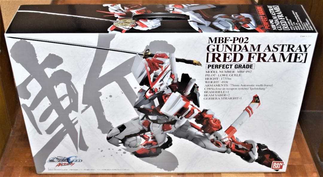 ガンプラ PG MBF-P02 GUNDAM ASTRAY RED FRAME