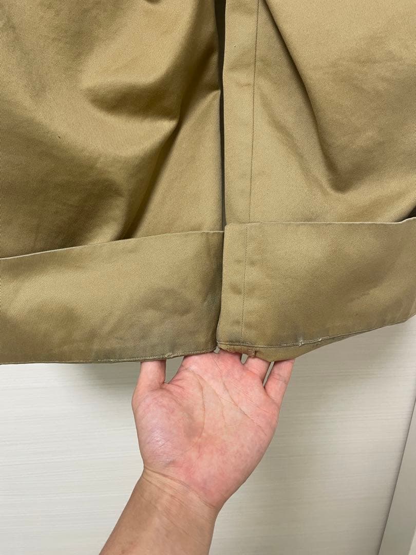 パンツ SOUMO BIG TUCK CHINO (BEIGE)