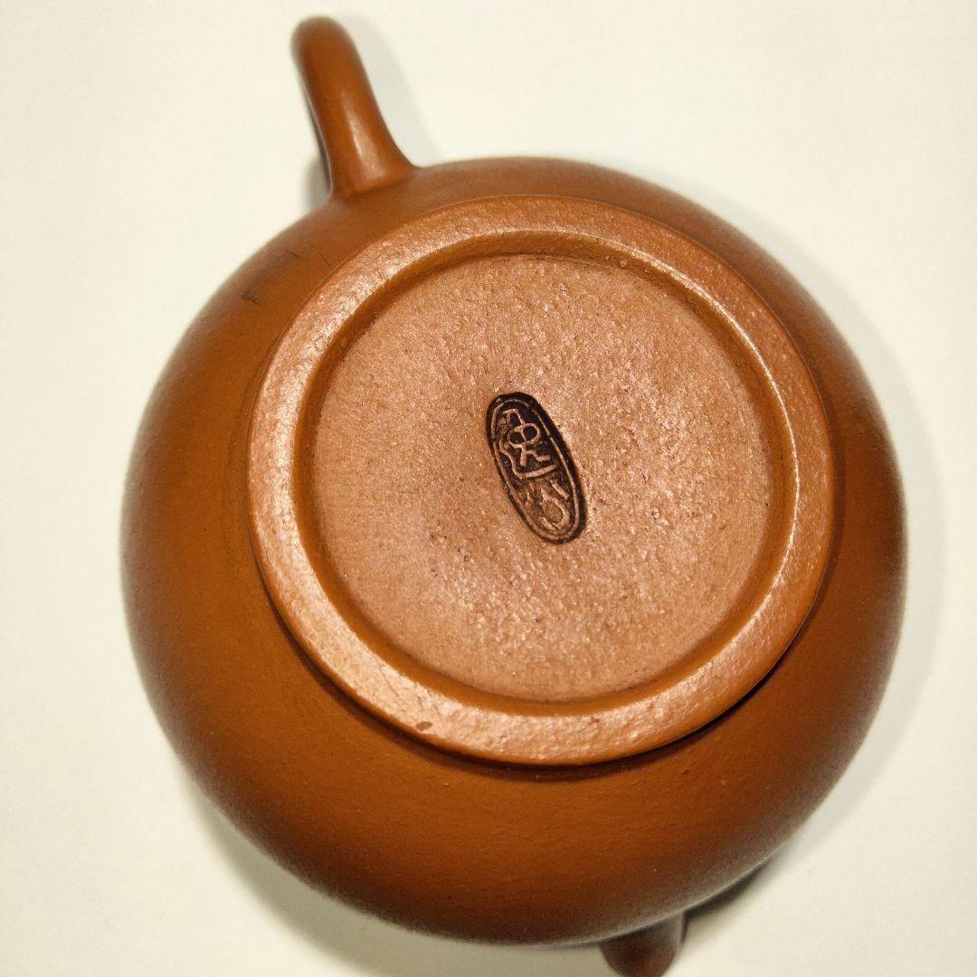 M156-5 逸公 朱泥 急須 茶注 煎茶 紫砂朱泥壷 朱泥急須　時代古作　D