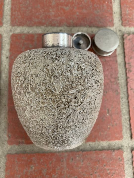 値下げしました！青備前茶入 初代森陶岳 超一流作家美術品