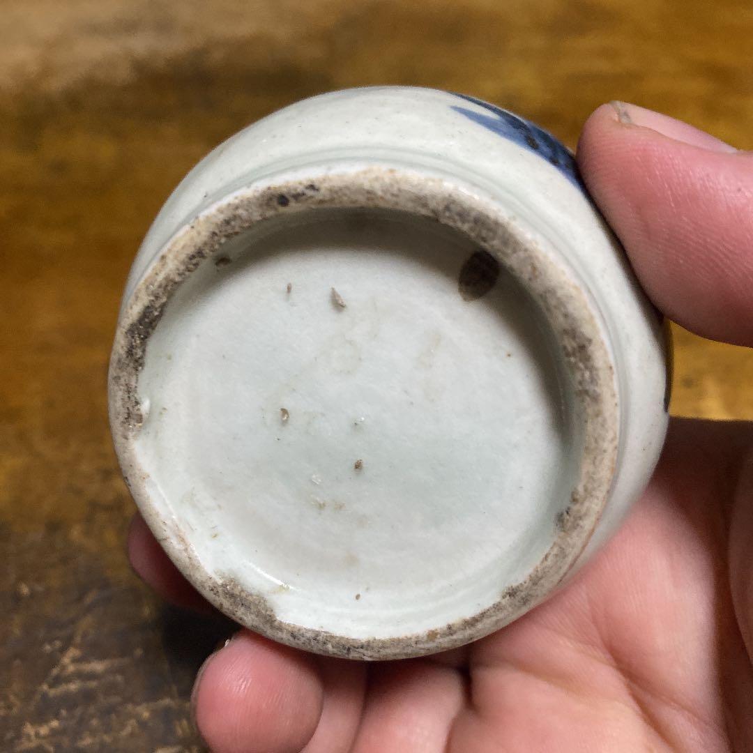 古伊万里野花図徳利