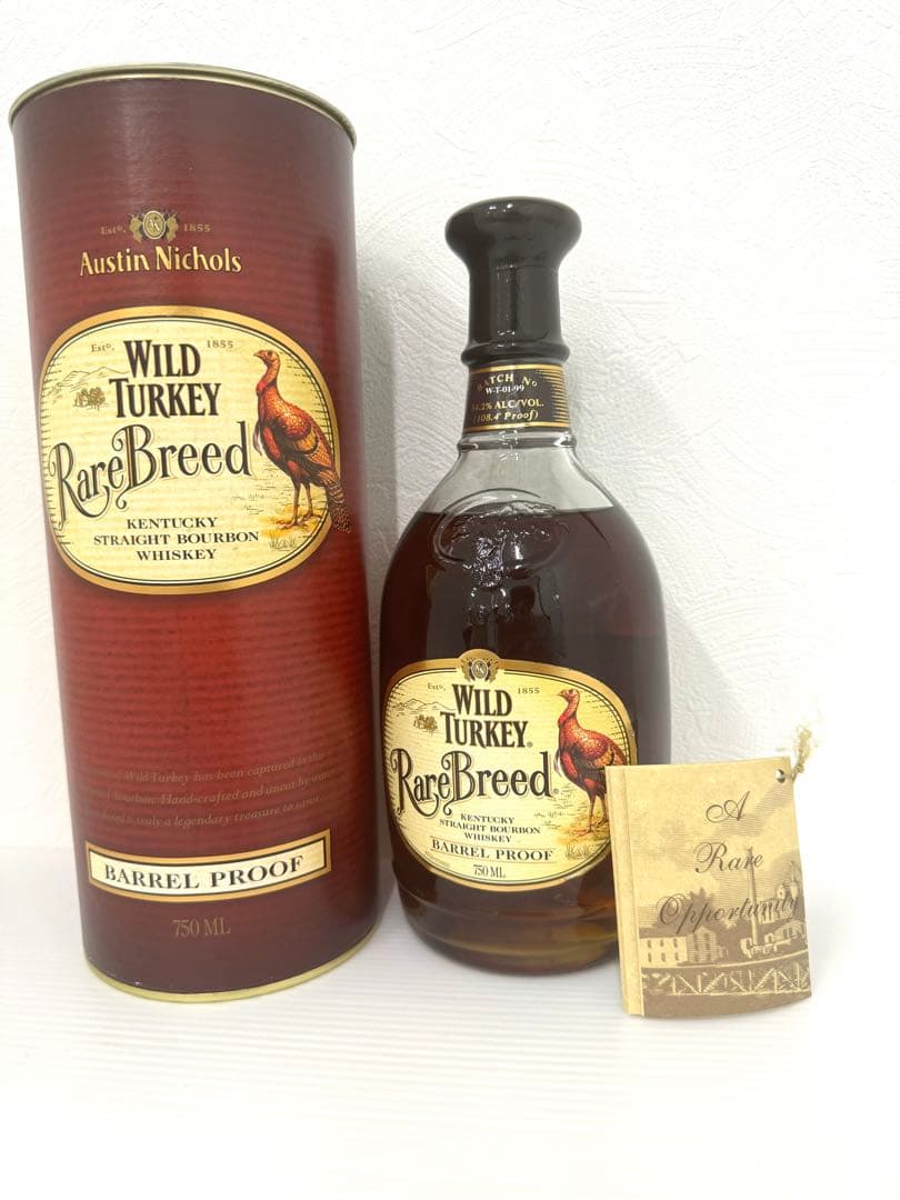 【希少美品】ワイルドターキー レアブリード 750ml バーボンウイスキー未開封