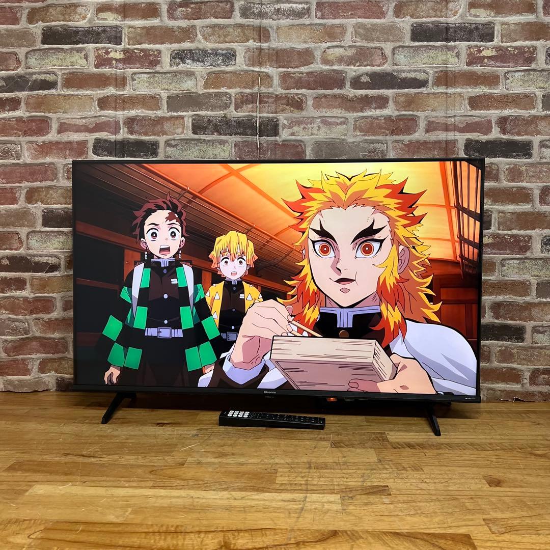 ハイセンス 43V型 4K 液晶テレビ 43A6K 動画アプリ搭載 保証書あり！