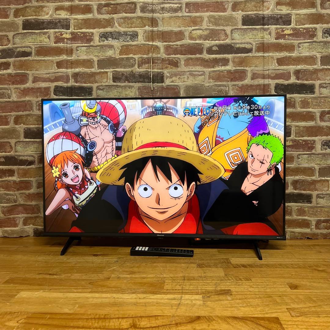 ハイセンス 43V型 4K 液晶テレビ 43A6K 動画アプリ搭載 保証書あり！