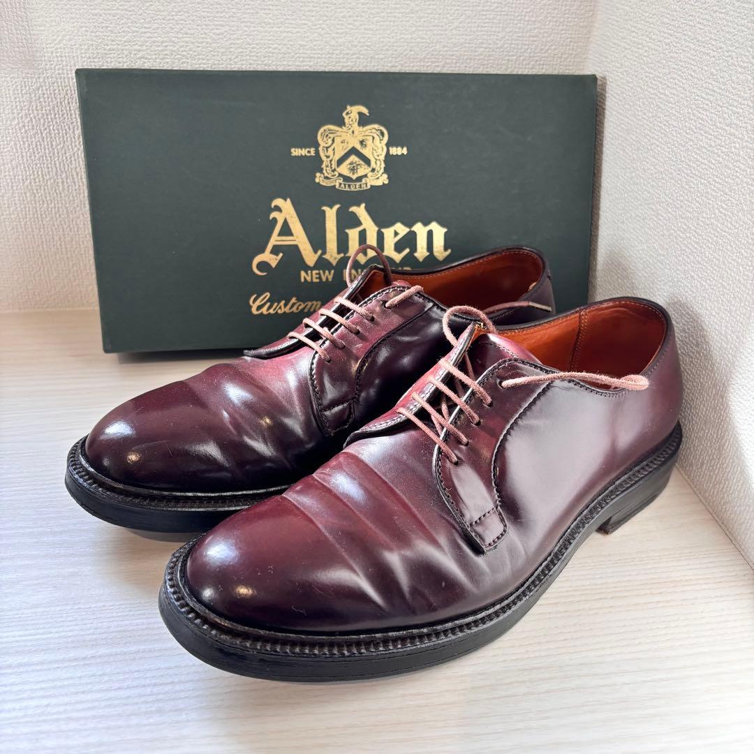 [美品]Alden 990 #8 us8d バーガンディ