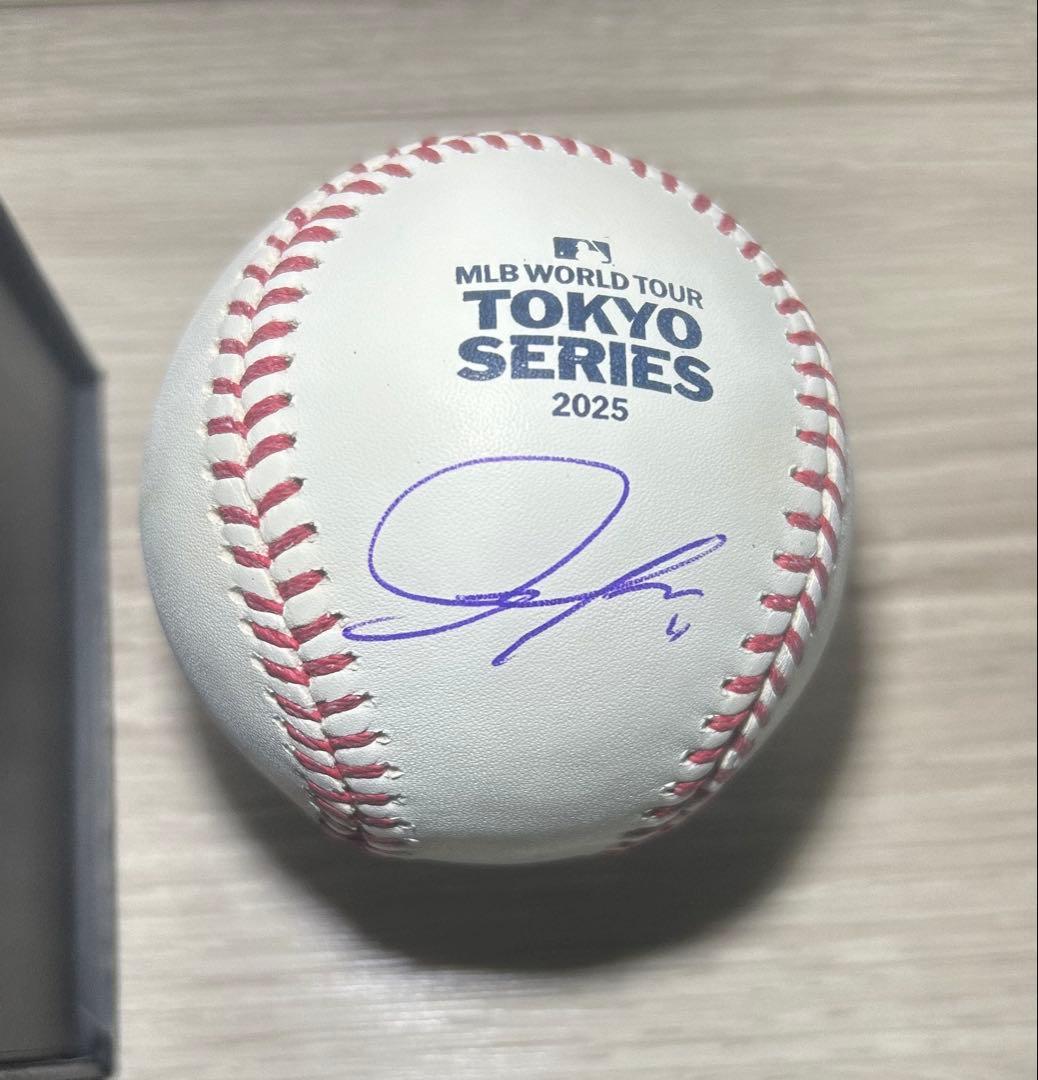 か*み様 MLB TOKYO SERIES 2025 佐々木朗希サイン入り公式ボ