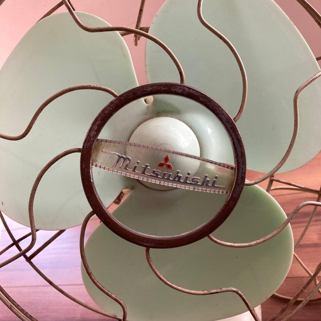 三菱　レトロ　扇風機
