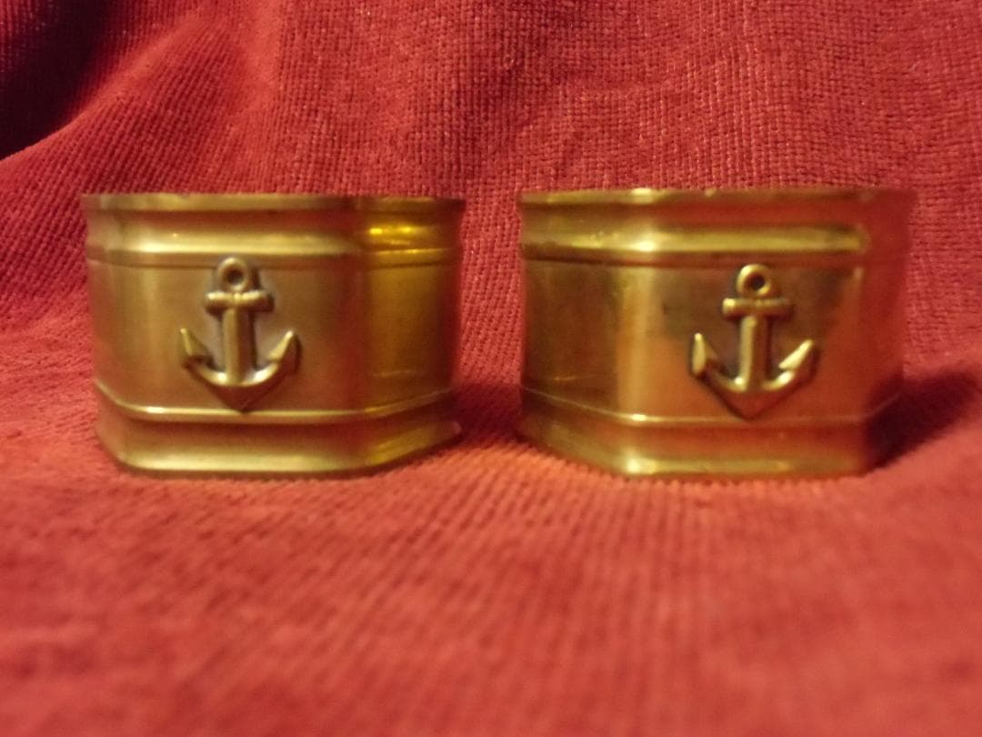 ＢＷドイツ軍/連邦軍＊海軍＊ナフキンリング＊ペア（実物）