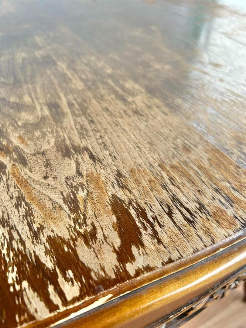 630 イタリア製 猫脚 ダイニングテーブル 木製 クラシック アンティーク