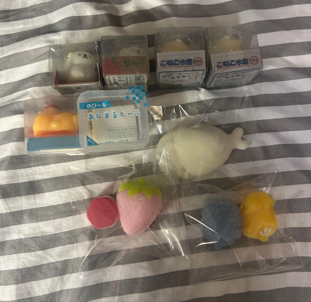 やわらかとらねこくん　やわらかこいぬちゃん　ushihito　スクイーズ　11点