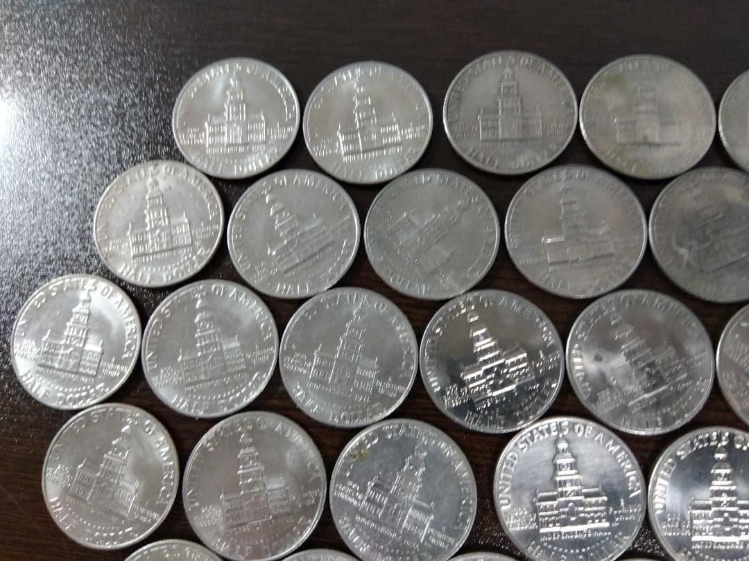 【アメリカ・大量】１９７６年 建国２００年記念 ハーフダラー５０枚！