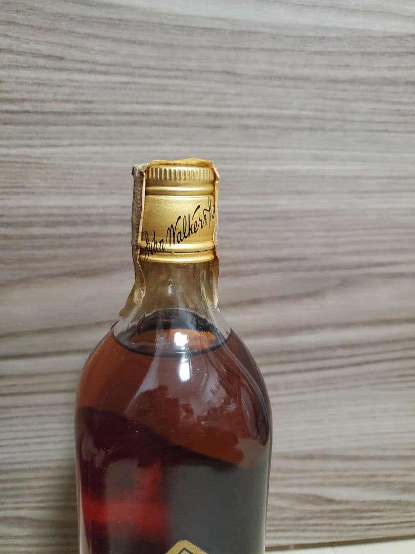 ジョニーウォーカー　ブラックラベル　古酒1970年代　白紋章